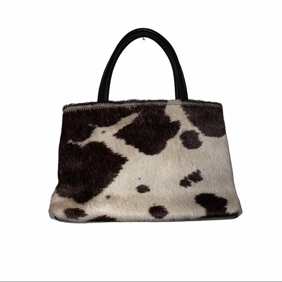 Vintage Handbags - GAIL LABELLE Vintage Cowhide Leather Handbag